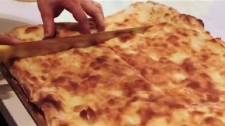 Homemade focaccia bread by Brera chef Patrick