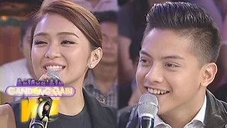 Kathryn is Daniel's number one basketball fan!