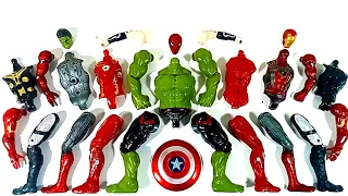 Assembling Marvel's Hulk Smash vs Spider-Man vs Thor vs Iron Man Avengers Toys