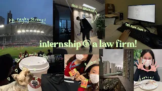 work diaries: internship @ A LAW FIRM // international high school student