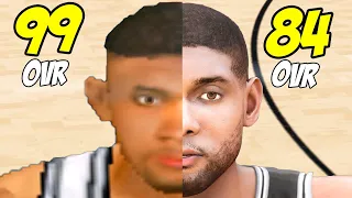 Bank Shot With Tim Duncan In Every NBA 2K!