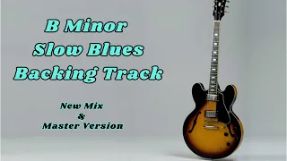 BB King Clapton Slow Blues Guitar Backing Track Jam in B Minor