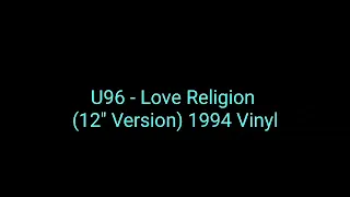 U96 feat Daisy Dee - Love Religion (12'' E-Vangelista Mix) 1994 Vinyl_dance house