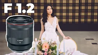Canon RF 50mm f1.2 L Review For Wedding Photography and Portrait Photographers