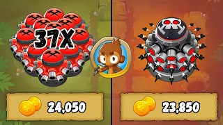 Tier 5 VS Tier 3 Primary Towers (Same Price Comparison) | BTD6