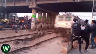 Tragic! Dangerous Train Crash Moments Filmed Seconds Before Disaster That'll Haunt Your Dreams !