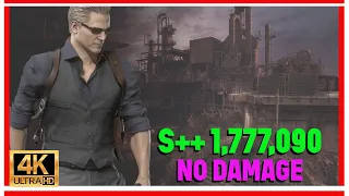 ALBERT WESKER MERCENARIES GAMEPLAY - RESIDENT EVIL 4 REMAKE - ISLAND - NO DAMAGE S++ RANK - 4K UHD