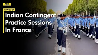 Watch: Indian Tri Services Contingent Practice Sessions In France For Bastille Day Parade