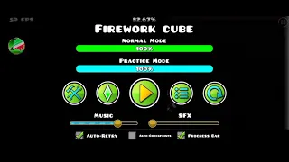 (First On 60hz Mobile) Firework Cube by TrickGMD | Geometry Dash