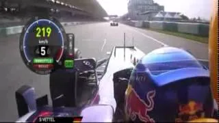 F1 2013   Malaysian GP   Vettel vs Webber   Vettel Onboard