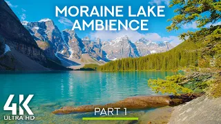 8 HOURS Bird Songs on the Moraine Lake, Canada - Nature Relaxation Video in 4K Ultra HD - Part #1