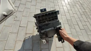 Замена радиатора печки в автомобиле MAZDA MPV без разбора панели (часть 1)