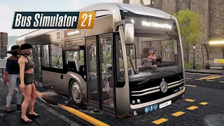 Bus Simulator 21 - Route 1 Afternoon Ride | BeastDriver