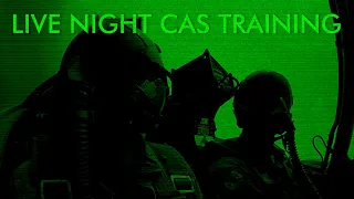 Annihilating the target at NIGHT! Live Contract Close Air Support!