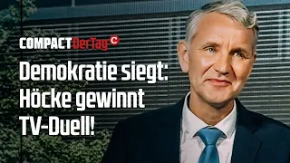 Demokratie siegt: Höcke gewinnt TV-Duell!