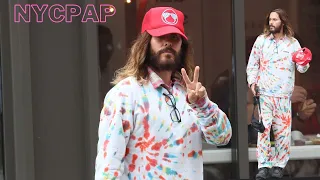 Jared Leto spotted out in Soho New York