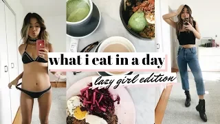 WHAT I EAT IN A DAY | Lazy Girl Youtuber Edition