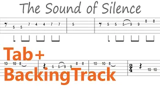 Simon & Garfunkel - The Sound of Silence Guitar Tab+BackingTrack