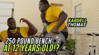 “He Bench Pressed 250 At 12 Years Old.” Kardell Thomas’ SECRET WORKOUTS Are Next Level 😱