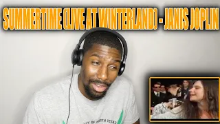 SO RASPY!! | Summertime (Live at Winterland) - Janis Joplin (Reaction)