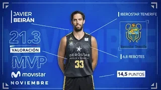 Javier BEIRÁN, MVP Movistar de noviembre | Liga Endesa