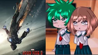 Class 1A react to Iron Man |AU|Iron Man| BNHA/MHA || GCRV |I No Ships ||