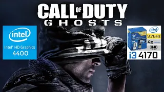 Call of Duty® : Ghosts | I3 4170 | Intel HD Graphics 4400 | 8GB RAM | 1280x720 |