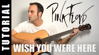 How to play Wish you were here - Pink Floyd EASY Tutorial CHORDS and LYRICS, TABS