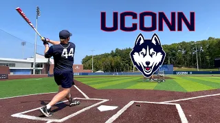 Hitting with the UCONN Huskies | Bat Demo Day with the Baseball Bat Bros