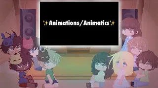 Past Michael and his Classmates React to Animations/Animatics (pt. 2/2) || link to videos in desc.