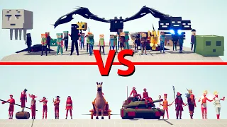 MINECRAFT Team vs LEGACY Team - Totally Accurate Battle Simulator TABS