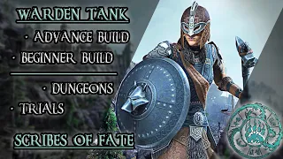 Warden Tank PVE Build ESO: Scribes of Fate (Update Paladin of Kyne)