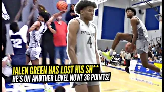 Jalen Green AIN'T TAKING SH** From NO ONE Anymore!! DEMOLISHES Defender w/ INSANE Dunk & Drops 36!!