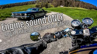 Twisty road for my Royal Enfield Continental GT 650 - Raw OnBoard