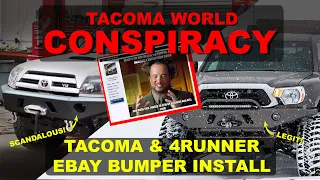Tacoma Ebay Bumper Conspiracy / How to install on a 4runner