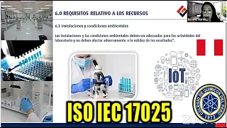 CURSO IMPLEMENTACIÓN ISO IEC 17025 EN LABORATORIOS. COLEGIO QUIMICOS DEL PERU 2022