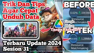 Cara Cepat Download Data Original Mobile Legends Patch Terbaru Sesion 31