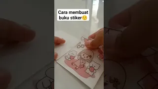 cara membuat buku stiker #journal #youtubshort #youtubshorts #fypppp #stiker