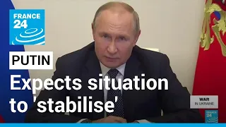 Putin says expects situation in annexed Ukraine regions to 'stabilise' • FRANCE 24 English