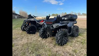 2022 Can Am Renegade XMR 1000 Vs 2021 Polaris Sportman 1000 Xp!!!