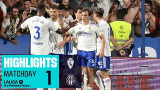 Highlights Real Zaragoza vs Villarreal B (2-0)