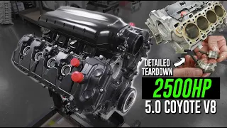 Detailed 2500+HP Coyote V8 Engine Teardown - What We Found After Going 200+MPH Back To Back!