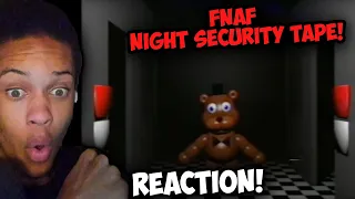 Night Security Training Video (FNAF) REACTION || IT'S ME!