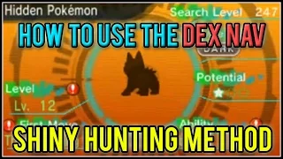 How to use the DexNav and DexNav Sneak Shiny Hunting Method Pokemon Omega Ruby and Alpha Sapphire