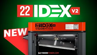 Introducing: The New 22 IDEX v2 - Carbon Fiber PEEK and ULTEM High Temperature 3D Printer 2024