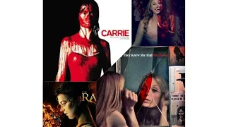 Carrie 1976, Carrie 1999, Carrie 2002, Carrie 2013 all revenge scenes