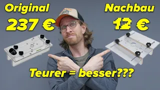 Vorrichtung Oberfräse selbst gebaut und  _____€ gespart!!