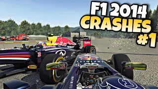 F1 2014 CRASHES #1 (2015 Game)