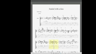 Sealed with a kiss - Guitar Tab Solo