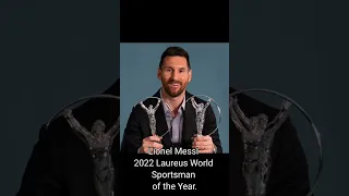 Lionel Messi Win 2022 Laureus World Sportsman of the Years.